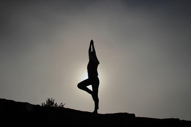 Girl doing yoga