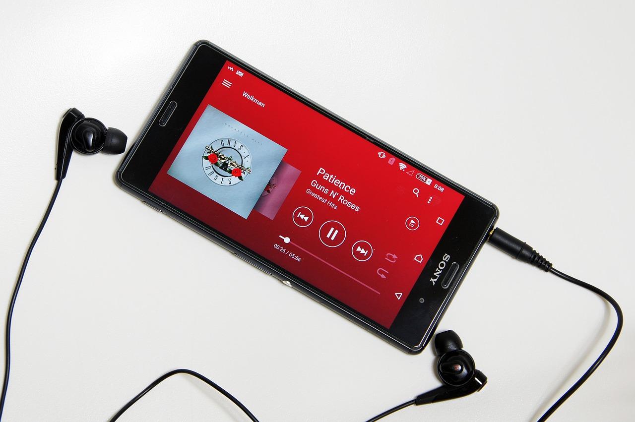 Fénykép egy modern lejátszóról, a Sony Walkman-ről