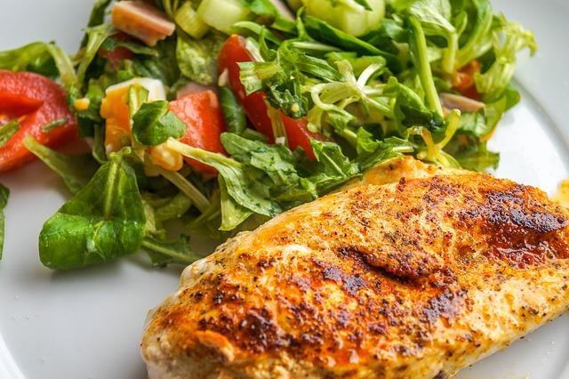 Juicy Chicken Fillet with Salad