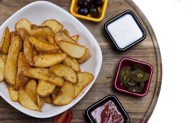 Photo potatoes for dinner