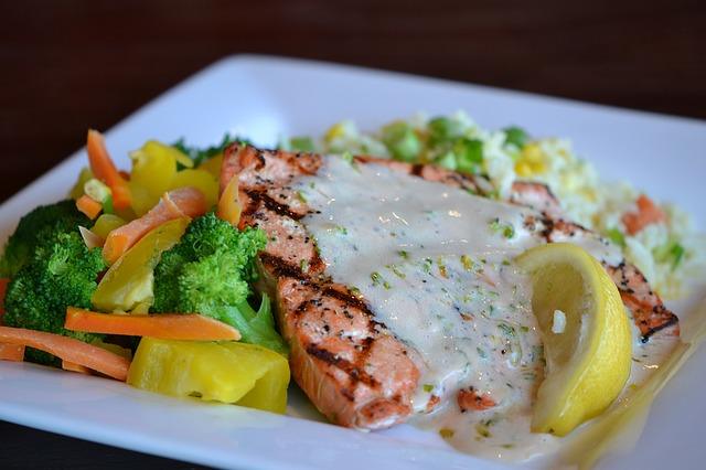 Photo of delicious chum salmon from the oven