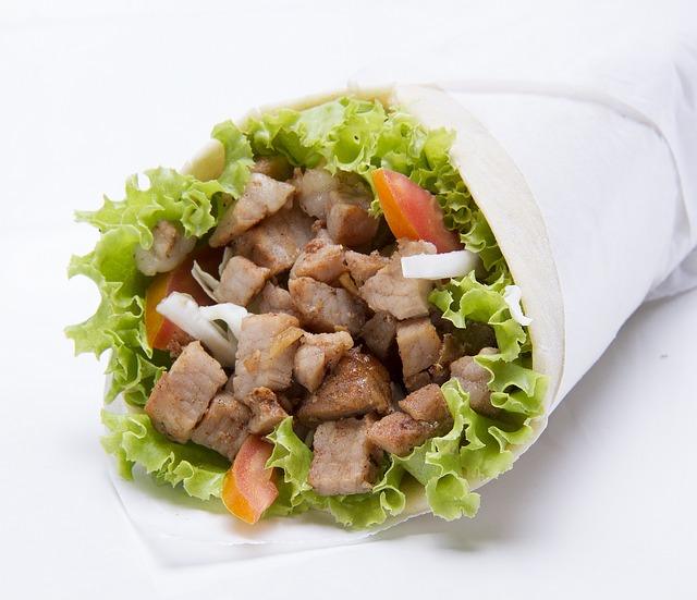 Photo of delicious shawarma