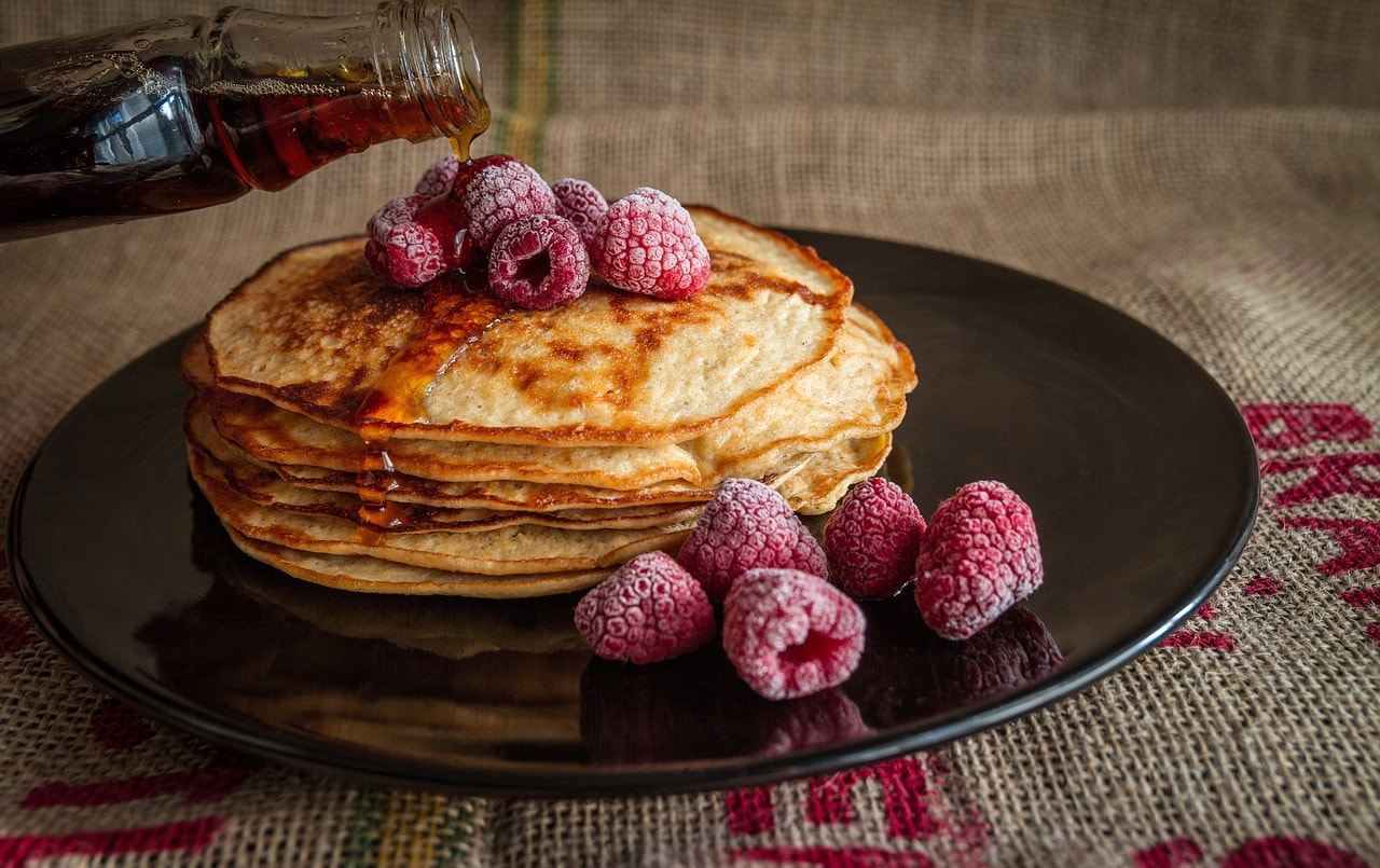 Bánh kếp với semolina